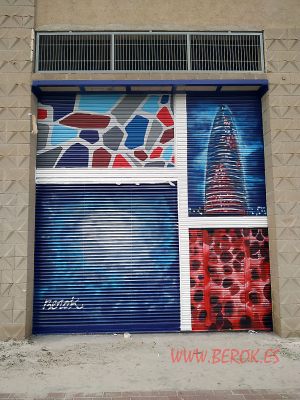 pintor de persianas graffiti Barcelona